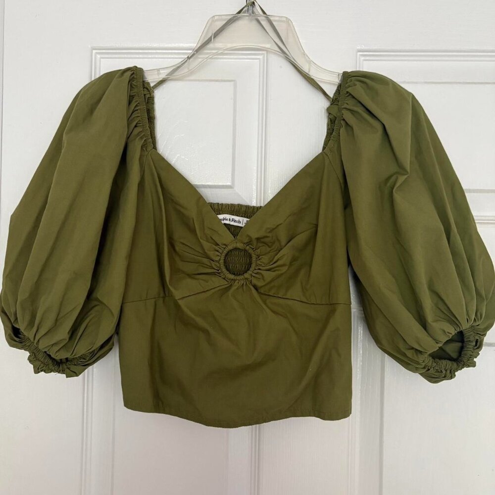 Abercrombie & Fitch Women's Green Blouse